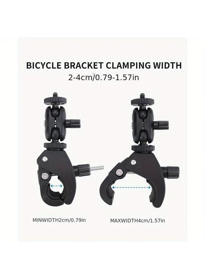 Black Bike Clip Mount Holder For DJI Mini 3 4 Pro Air 3 Heavy Duty Adjustable Angle - Image 5