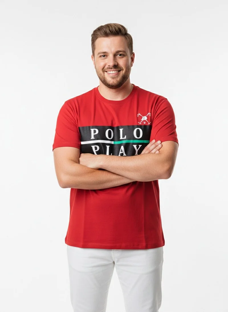 Polo Play  Men’s Graphic T-Shirt-2 pack for Men | Best Price UAE