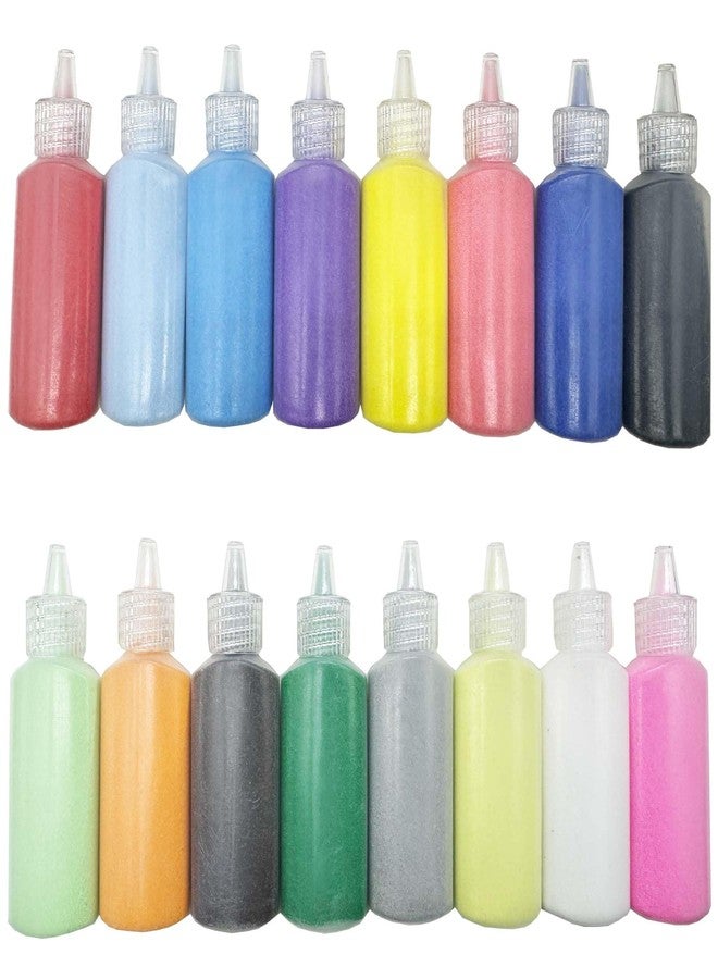 Yayatty 16 Color Art Sand Kit, Sand Art Bottles, Colored Sand Bottles, Sand Arts and Crafts Kit for DIY Drawing, Painting and Crafts - Image 1