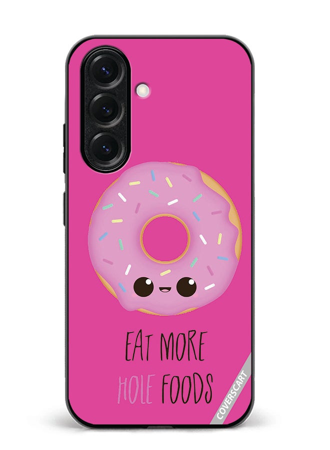 VR CREATIVE Protective Case Cover For Samsung Galaxy A56 Eat More Hole Food Design Multicolour