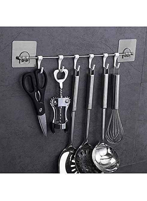 Perpetual perpetual Pack of 1 Premium Self Adhesive Wall Hanger Hook Accessories Items Wall Hangers for Clothes Without Drilling Cloth Hanging Hook for Hanging Hooks for Wall Hooks Holder 
