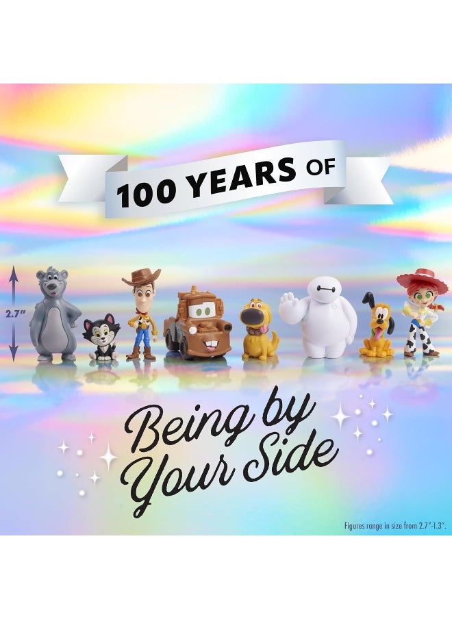 Just Play مجموعة شخصيات ديزني 100 عام من الوجود بجانبك، إصدار محدود، مكونة من 8 قطع، ألعاب أطفال مرخصة رسميًا للأطفال من سن 3 سنوات فما فوق من إنتاج جاست بلاي  - Image 2