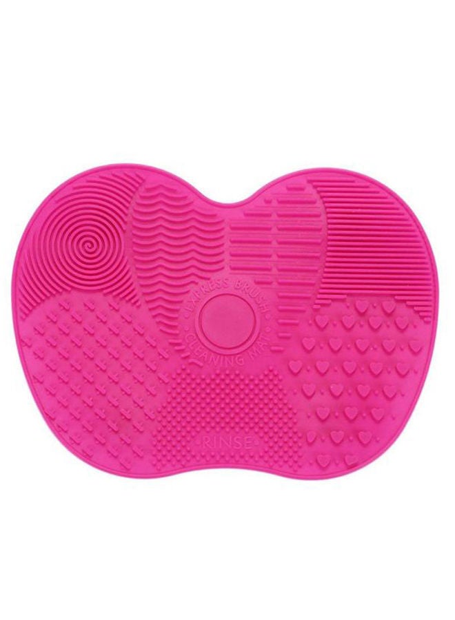 NIBEMINENT Makeup Brush Cleaning Pad With Suction Cup Pink - Image 1