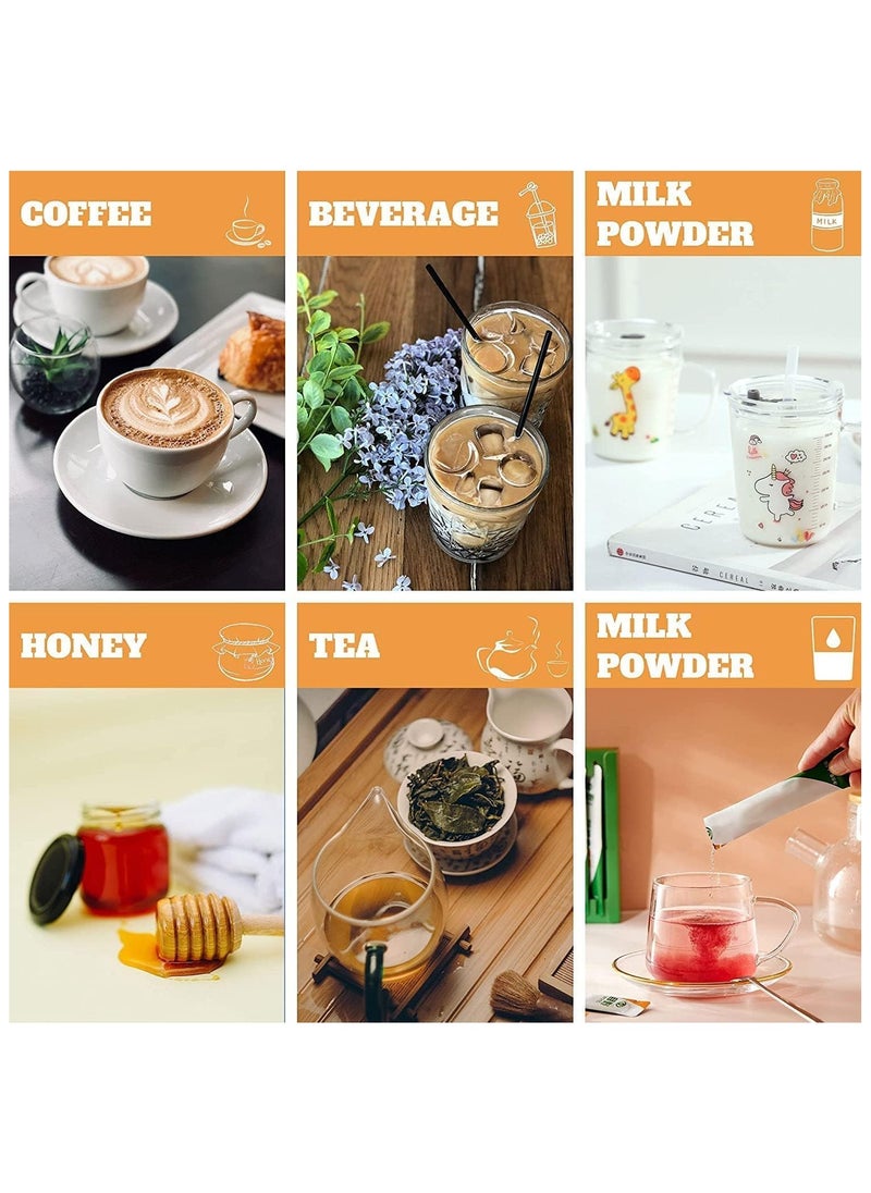 Generic - Exceptional Bamboo Stirring Sticks Set for Coffee and Cocktails, 200 Pieces Designed for Single Use and Individually Wrapped for Hygiene and Style - Image 1