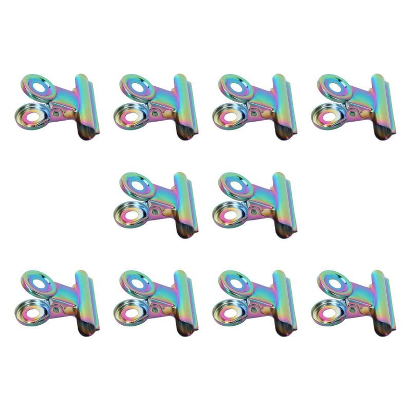 Nail Tips Clips: 10pcs High-Quality Metal Quick Operation Comfortable To Use Nail Extension Clip - Perfect Nail Art Clip for Home Salon Manicure & Female Gift Recipients - Image 2
