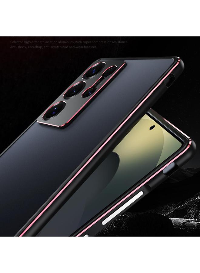 اس-توب جراب لهاتف Samsung Galaxy S25 Ultra 5G Aurora Series واقي عدسة + جراب هاتف بإطار معدني - Image 3