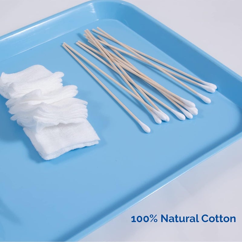 JMU 6 Inch Medical Cotton Tipped Applicators, 10000 Non-sterile Natural Cotton Swabs(20 Box) - Image 3