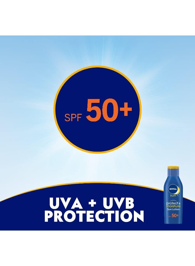 Nivea Protect & Moisture Sun Lotion Very High SPF50+ - 200ml - Image 5