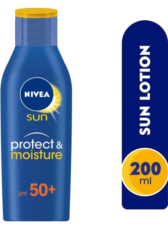 Nivea Protect & Moisture Sun Lotion Very High SPF50+ - 200ml - Image 2