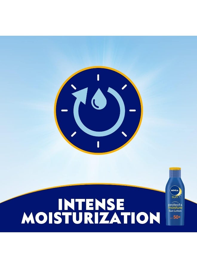 Nivea Protect & Moisture Sun Lotion Very High SPF50+ - 200ml - Image 4