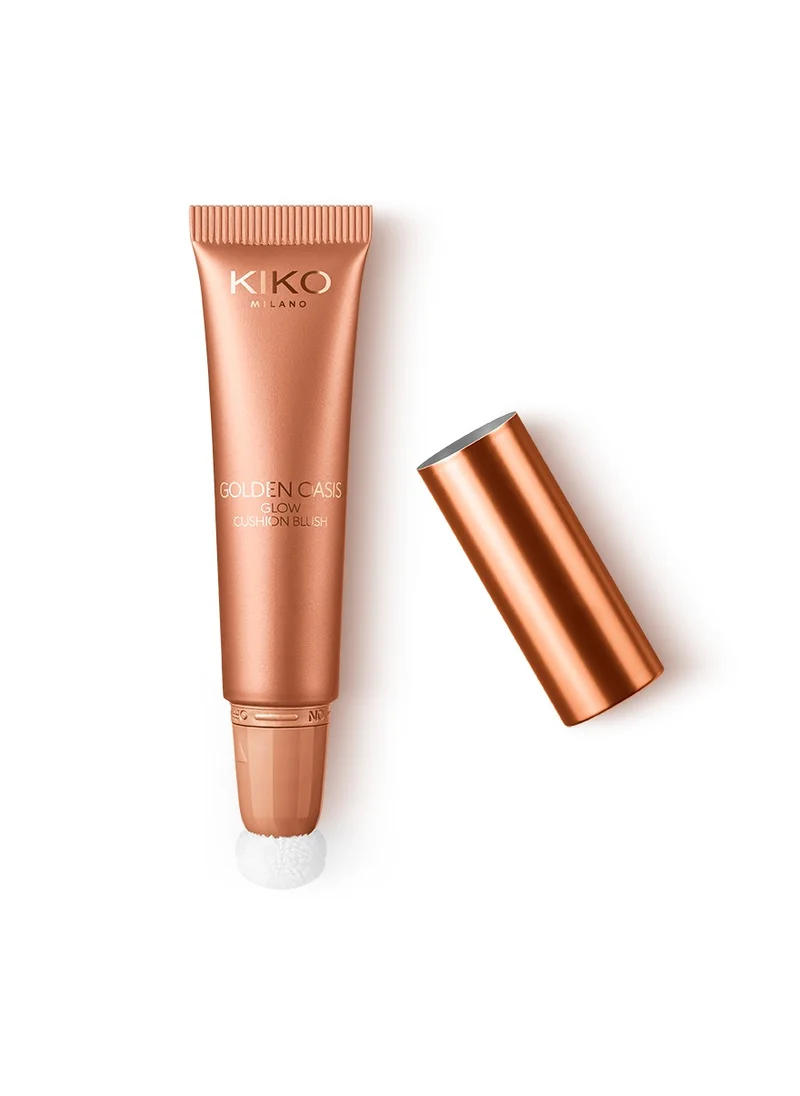 KIKO MILANO GOLDEN OASIS GLOW CUSHION BLUSH - HEALTY FLUSH