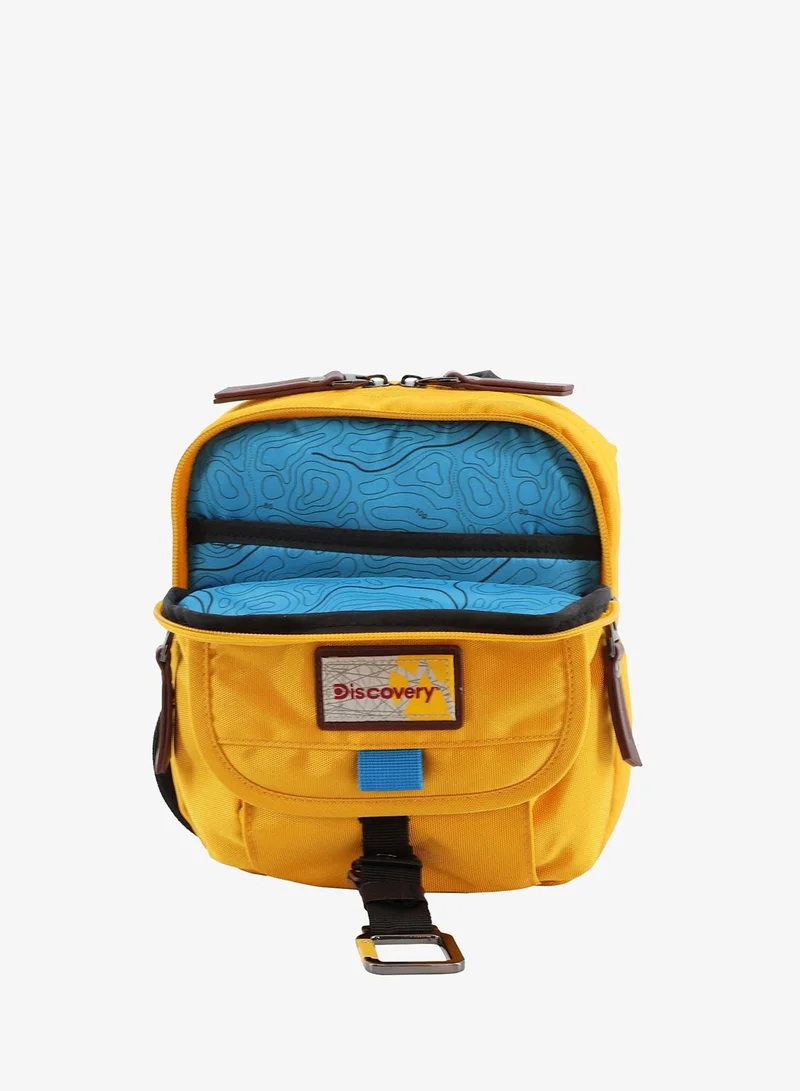 Discovery Ocher Discovery ICON Shoulder Bag 3L Ocher, Compact Durable Water Resistant Light Weight Travel Casual Outdoor Crossbody Bag For Men And Women  | Best Price UAE