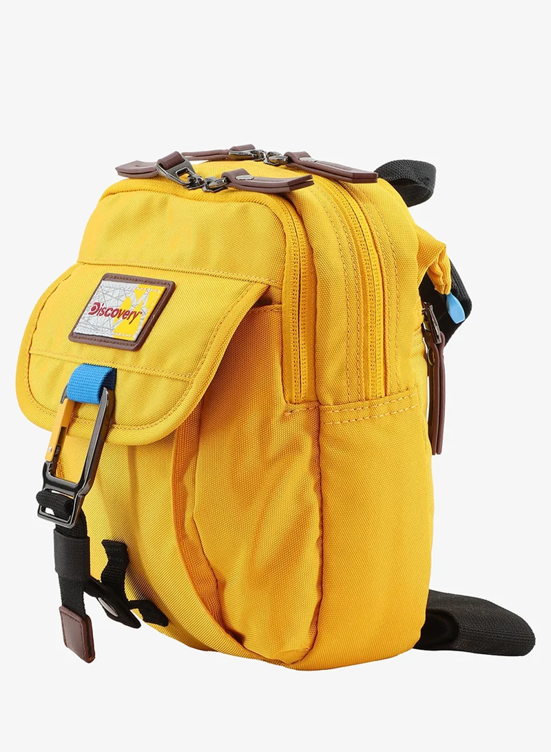 Discovery Discovery ICON Shoulder Bag 3L Ocher, Compact Durable Water Resistant Light Weight Travel Casual Outdoor Crossbody Bag For Men And Women