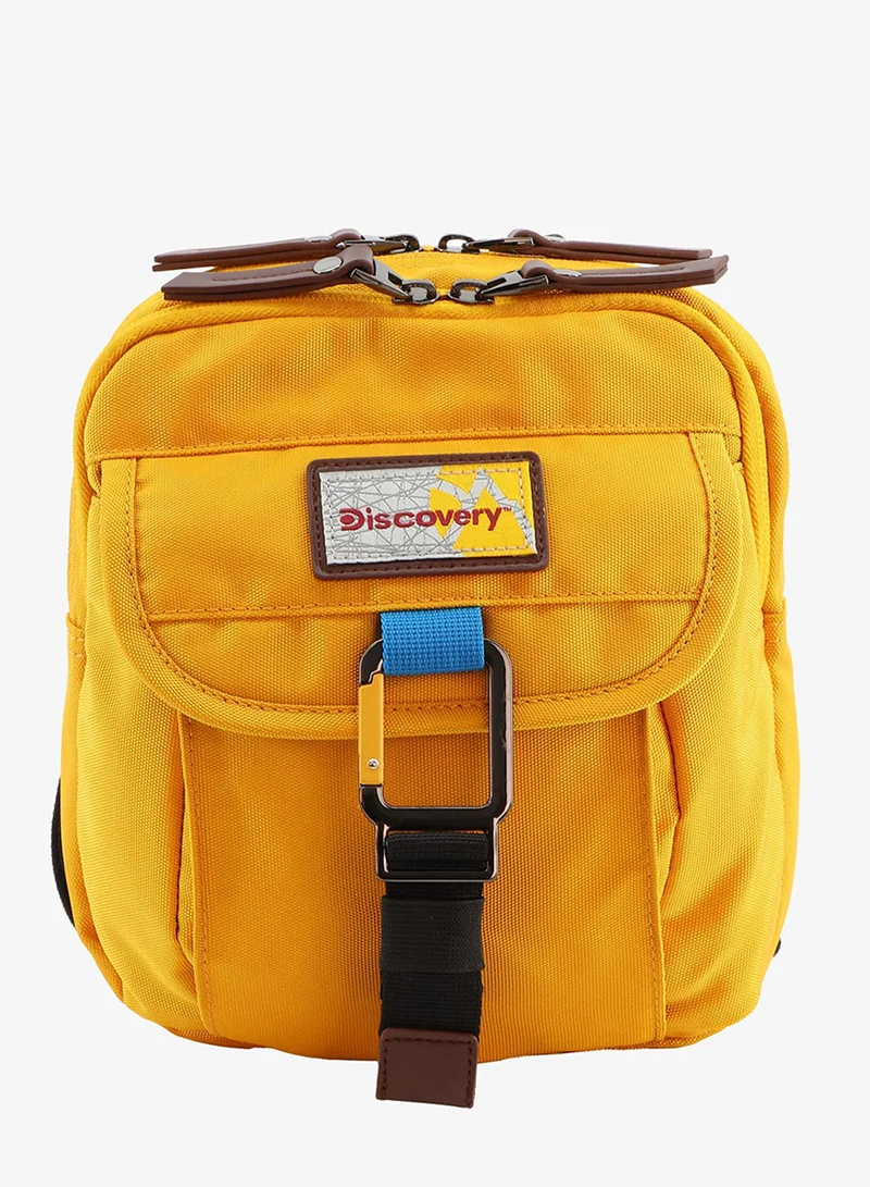 Discovery Discovery ICON Shoulder Bag 3L Ocher, Compact Durable Water Resistant Light Weight Travel Casual Outdoor Crossbody Bag For Men And Women