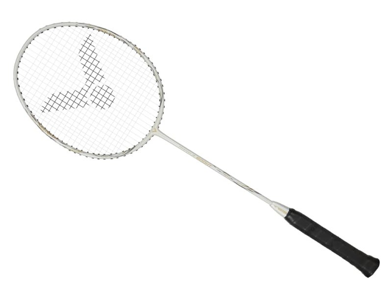 VICTOR JS-800HT A-4U JetSpeed Series Strung Badminton Racket - Pearly White - Image 1