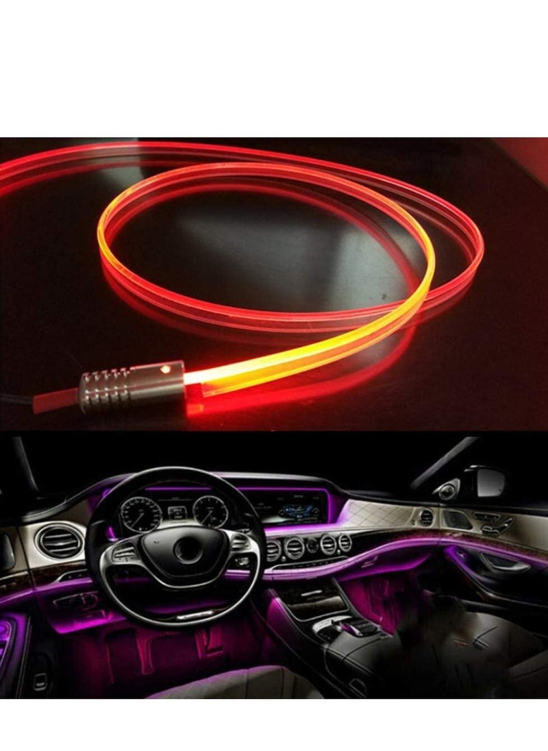 ليموس أضواء شريط LED للسيارة ، متعددة الألوان مع 6 في 1 RGB أضواء داخلية للسيارة ، 8 أمتار  - Image 3