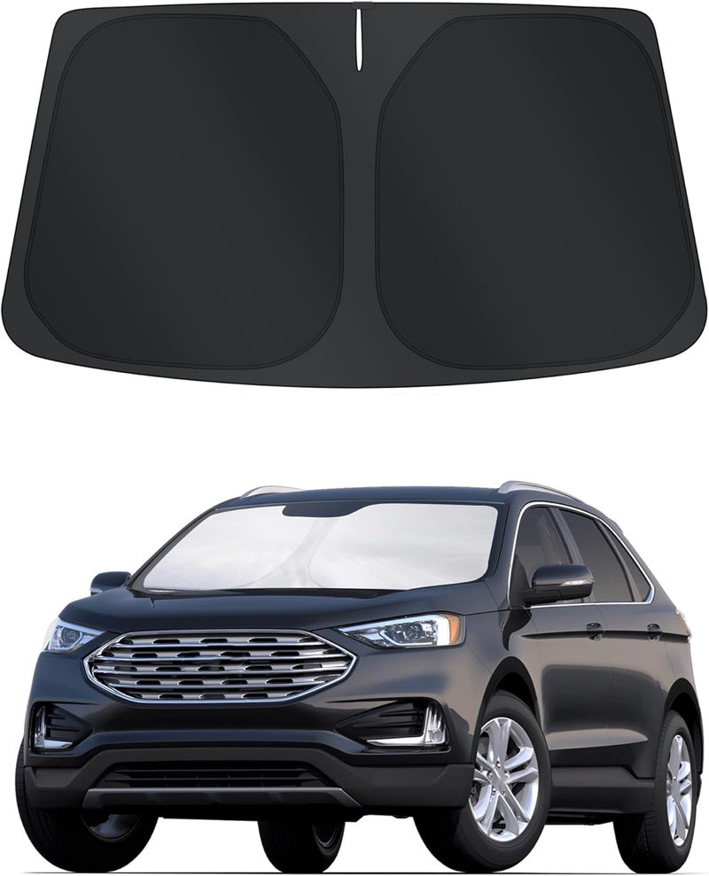 TINGLU Sun Shade for Nissan Pathfinder 2022-2024 2025 2026 Accessories Windshield Sun Shade Window Shade UV Rays Protection Sun Visor Cover with Steering Wheel Sunshade Storage Bag - Image 1