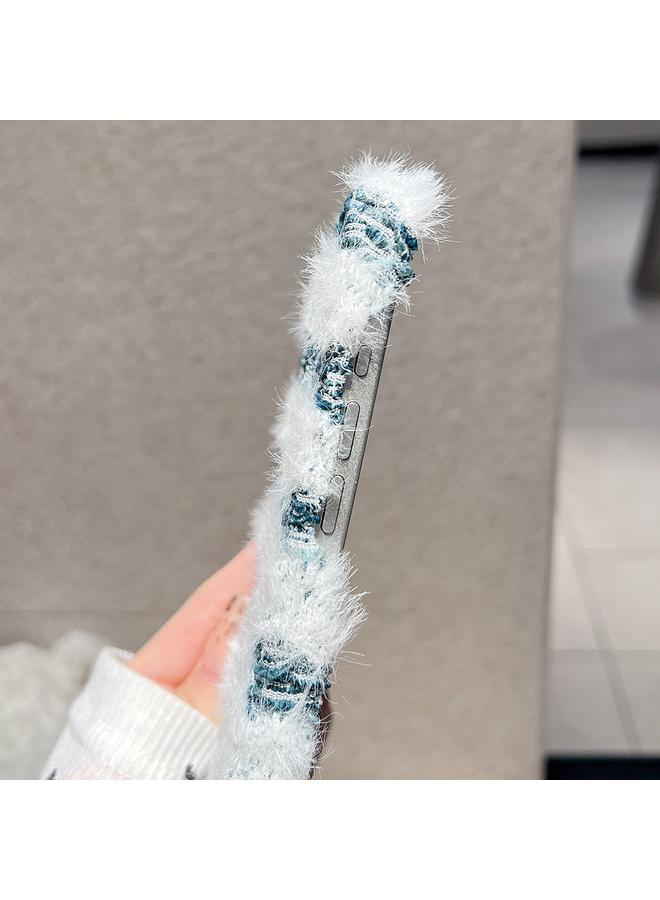 اس-توب جراب هاتف iPhone 15 من القماش المخطط المصنوع من مادة TPU - Image 3