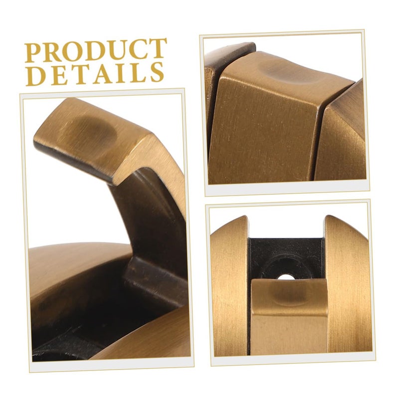 Foldable Wall Hooks Aluminum Towel Hanger For Bathroom Bedroom Closet Organizing Clothes Hats - Image 5