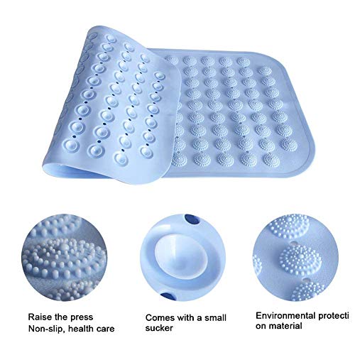 WENGTY Extra Long Bath Mats, Shower Mats Non-Slip Mats for Bathroom Home (Sky Blue (100 x 40 cm)) - Image 3