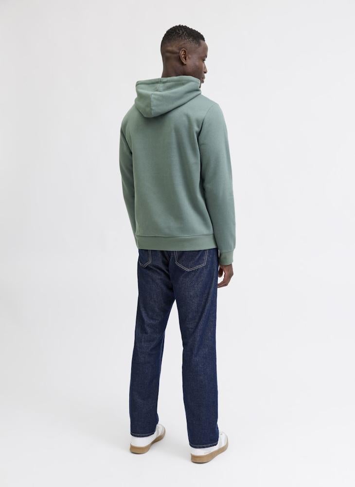 ج ج ريبل هودي بقصة عادية مزين بالشعار - Image 2