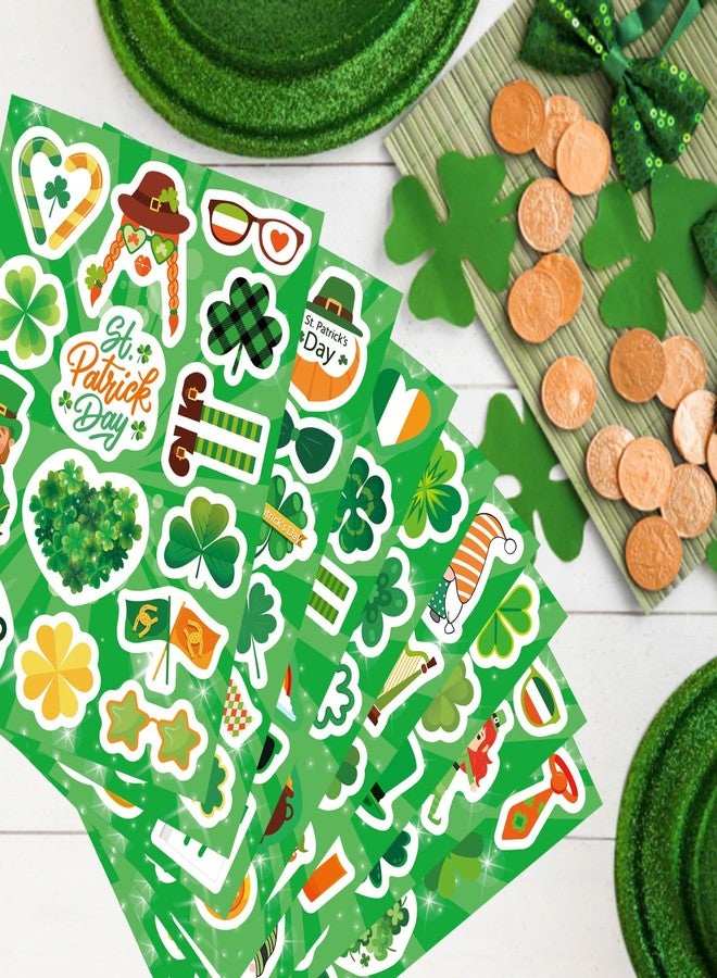 DUJAA 324PCS St. Patrick's Day Stickers - Shamrock Stickers for Kids Leprechaun Clover Hat Irish Day Themed Party Holiday Stickers St Patricks Day Gifts St Patricks Day Party Favors Accessories Decorations - Image 4