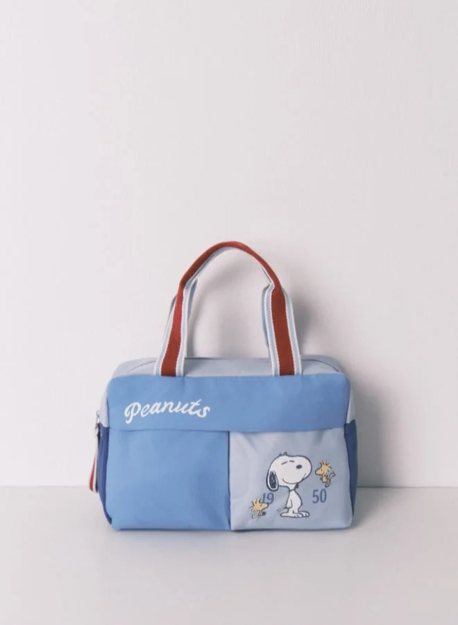 women'secret Large Blue Snoopy Print Vanity Case