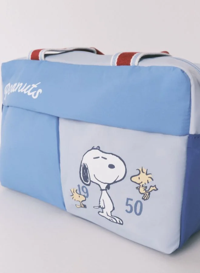 women'secret Large Blue Snoopy Print Vanity Case