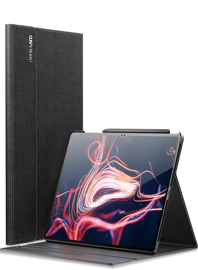 INFILAND Case for Samsung Galaxy Tab S9 Ultra 14.6 Inch 2023 Release [SM-X910/916/918], Multi-Angle Stand Case for Galaxy Tab S9 Ultra, [Auto Sleep/Wake Function], Black - Image 1
