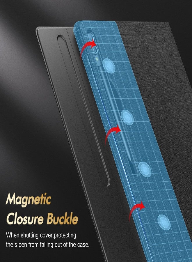 INFILAND Case for Samsung Galaxy Tab S9 Ultra 14.6 Inch 2023 Release [SM-X910/916/918], Multi-Angle Stand Case for Galaxy Tab S9 Ultra, [Auto Sleep/Wake Function], Black - Image 4