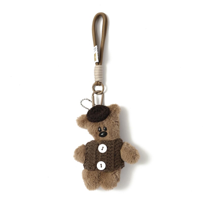 SALTY Teddy Bag charm | Key Ring for Handbags | keychain for girls cute |Aesthetic Phone charms Car Key chain | Travel Accessories | Ideal for Gifting | Gift for Diwali, Christmas, Marriage, Birthday - Image 2