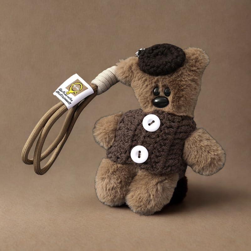 SALTY Teddy Bag charm | Key Ring for Handbags | keychain for girls cute |Aesthetic Phone charms Car Key chain | Travel Accessories | Ideal for Gifting | Gift for Diwali, Christmas, Marriage, Birthday - Image 5