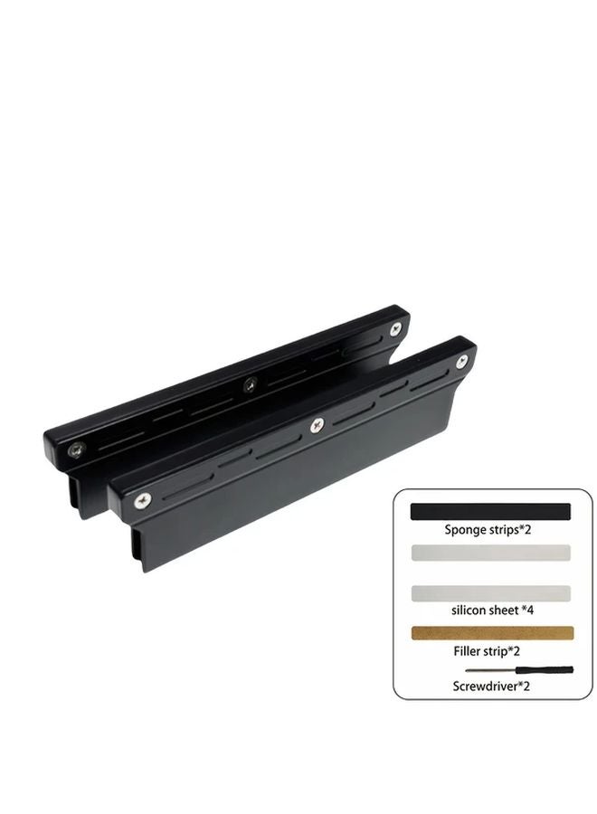 Black Memory Card Heat Shields for Server DDR5 DDR4 DDR3 Universal Holder Desktop Computer Case No Battery Required - Image 1