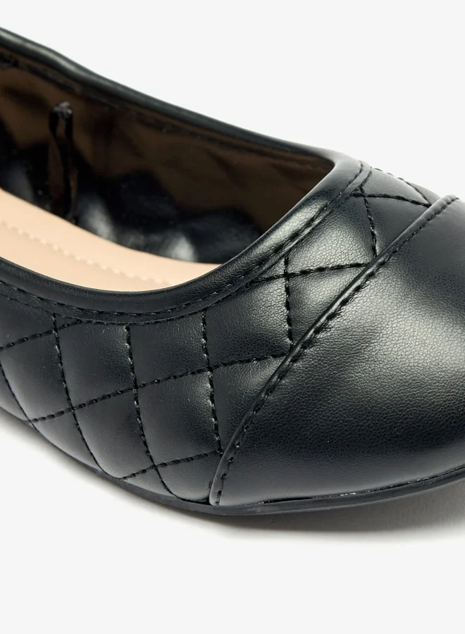 فلورا بيلا من شو إكسبرس Girls Casual Slip On Round Toe Ballerinas