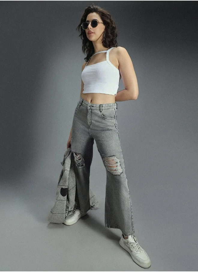 HIGH STAR Women Black 5 Jeans