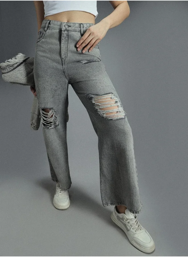 HIGH STAR Women Black 5 Jeans