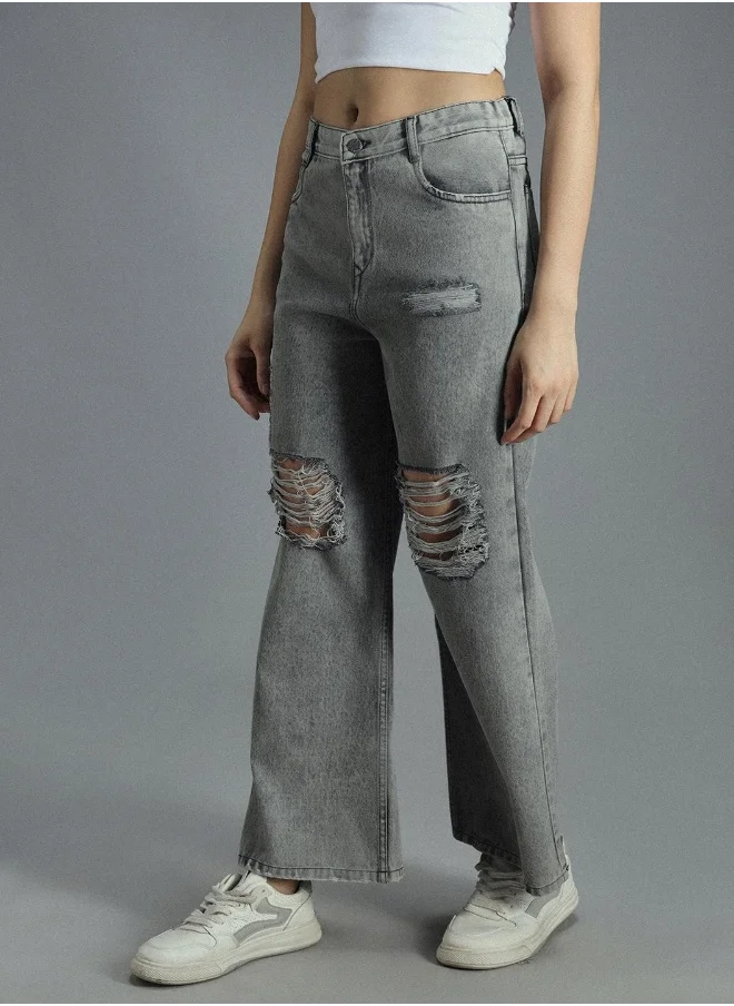 HIGH STAR Women Black 5 Jeans