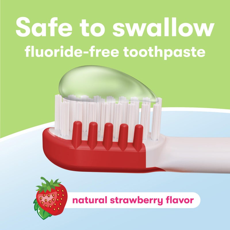 Firefly First Firefly Peppa Pig Training Kit, Light Up Toothbrush with Extra Soft Bristles and Natural Strawberry Flavor Training Toothpaste, 1.75 oz - Image 5