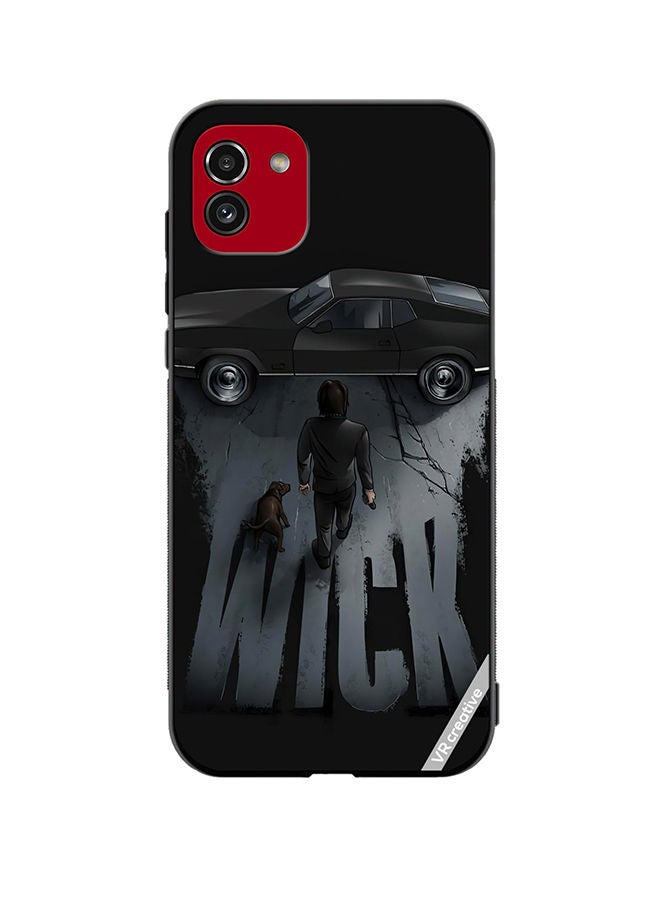 VR CREATIVE Protective Case Cover For Samsung Galaxy A03 John Wick Design Multicolour - Image 1
