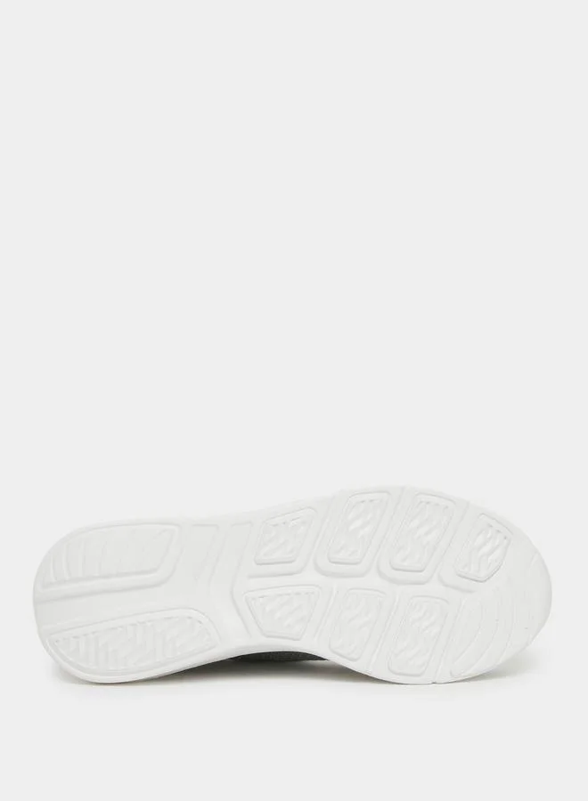 Styli Styli Textured Mesh Lace Up Sneakers