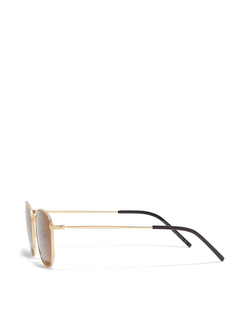 Distinctive Sunscreen Sunglasses With Round Metal Frame - Image 3