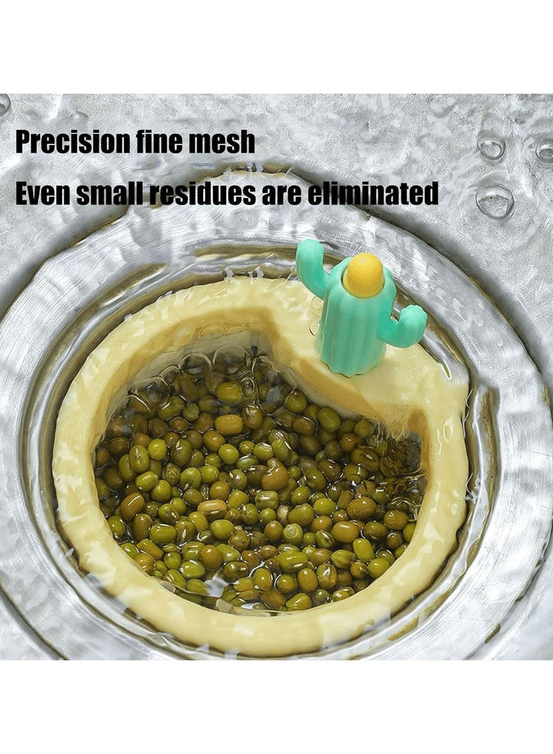 Oasisgalore Press Automatic Dumping Basket, Self-Cleaning Kitchen Sink Strainer (Yellow,3 PCS)  - Image 4
