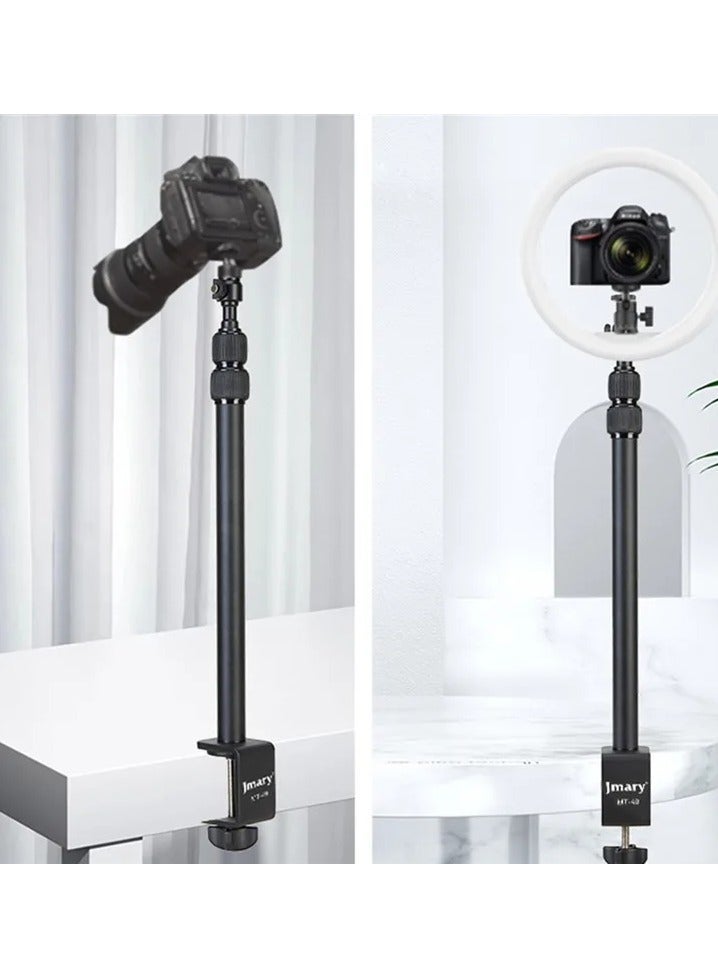 JMARY MT-49 Tabletop Light Stand Clip with Screw for Cameras LED Video Light and Ring Light - Image 3