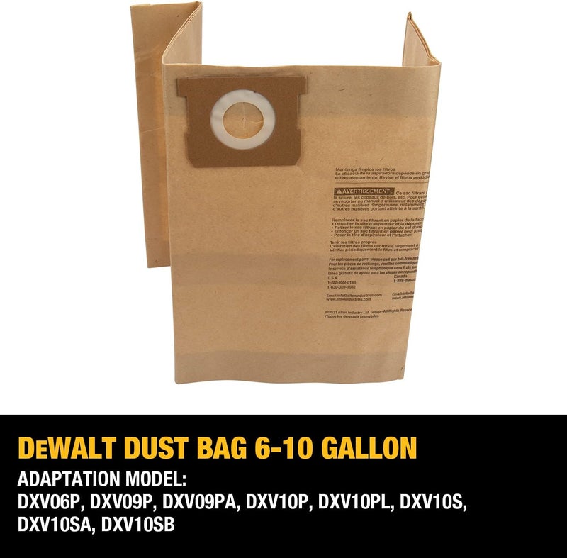 DEWALT DEWALT DEWALT Dust Bag 6 10 Gallon - Image 4