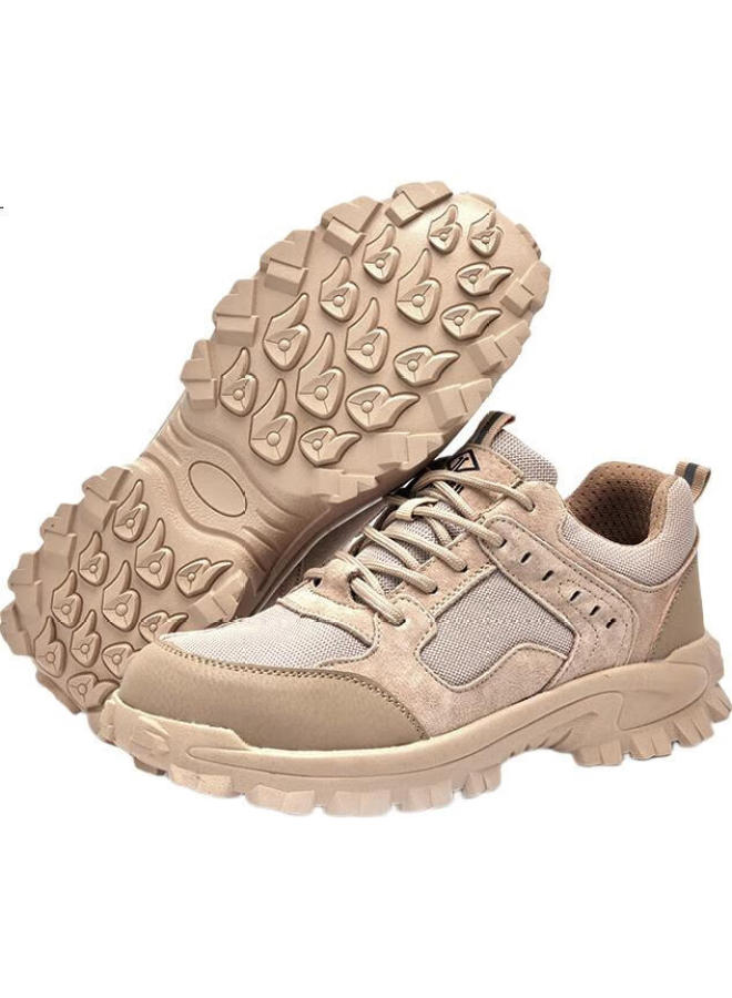 Dinggu Dinggu Men'S Work Safety Shoes, Beige, Four Seasons, Anti-Smashing, Anti-Piercing, Rubber Sole, Comfortable And Breathable, Jd1176Mhp41 - Image 3