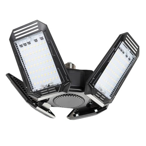 GT-Lite 15,000 Lumen LED Adjustable 4 Panel Bulb, Uses Only 140W, Daylight, E26 Base, LED Garage Light for Indoors Workshop Warehouse - Image 2