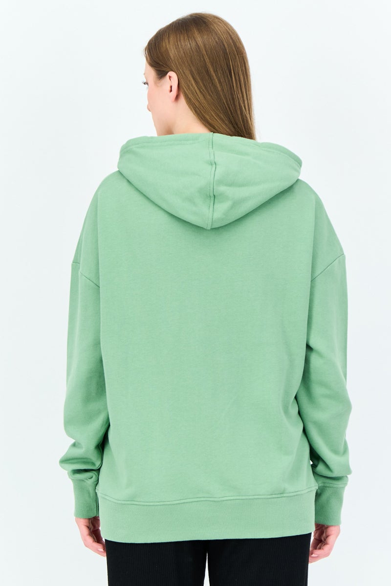 Champion Women Sportswear Fit Long Sleeve Outdoor Hoodie, Sage Green - Image 2