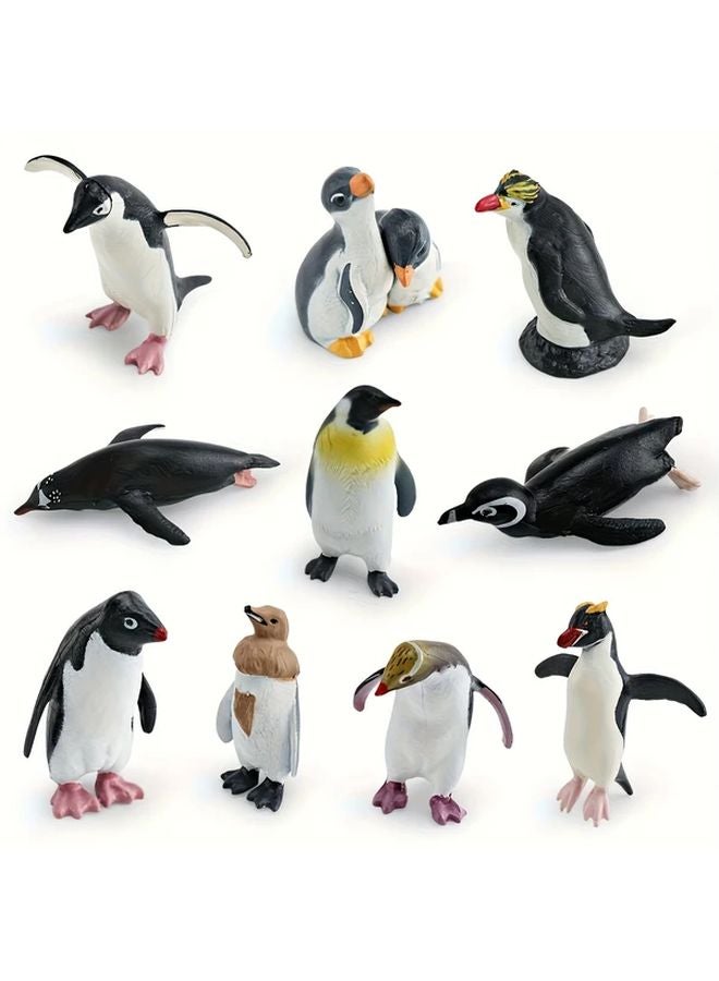 Penguin Model Set 19pcs Arctic Animal Figurines Collection - Image 3