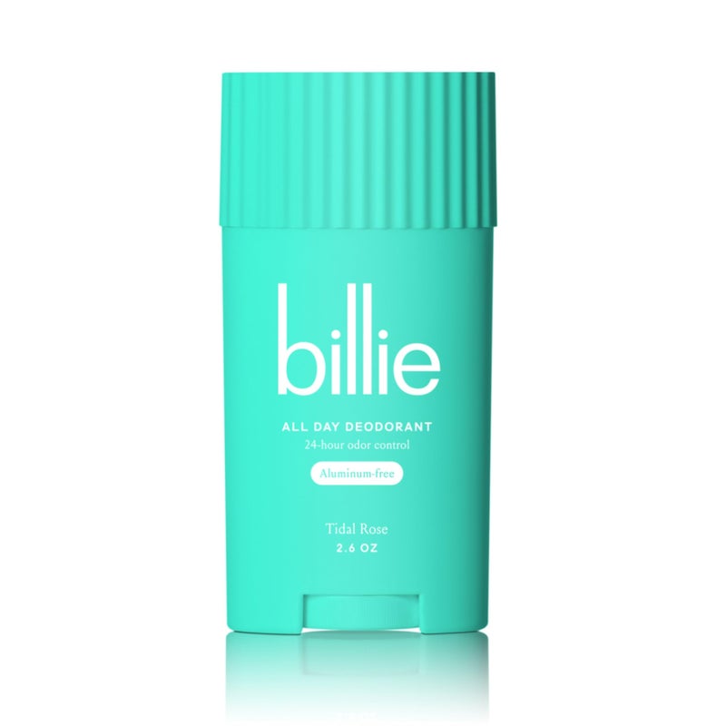 Billie All Day Deodorant, 24-hour Odor Protection, Aluminum-Free, Tidal Rose, 2.6oz - Image 1