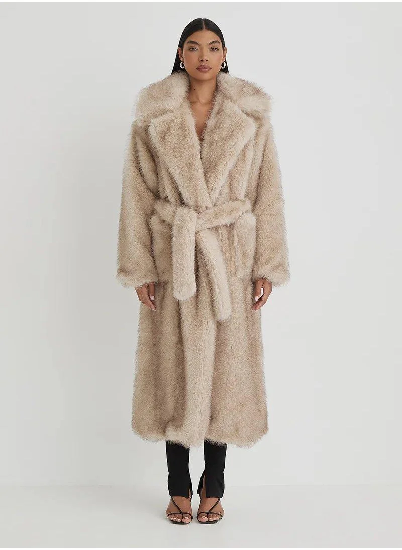 4th & Reckless Oversize Faux Fur Coat